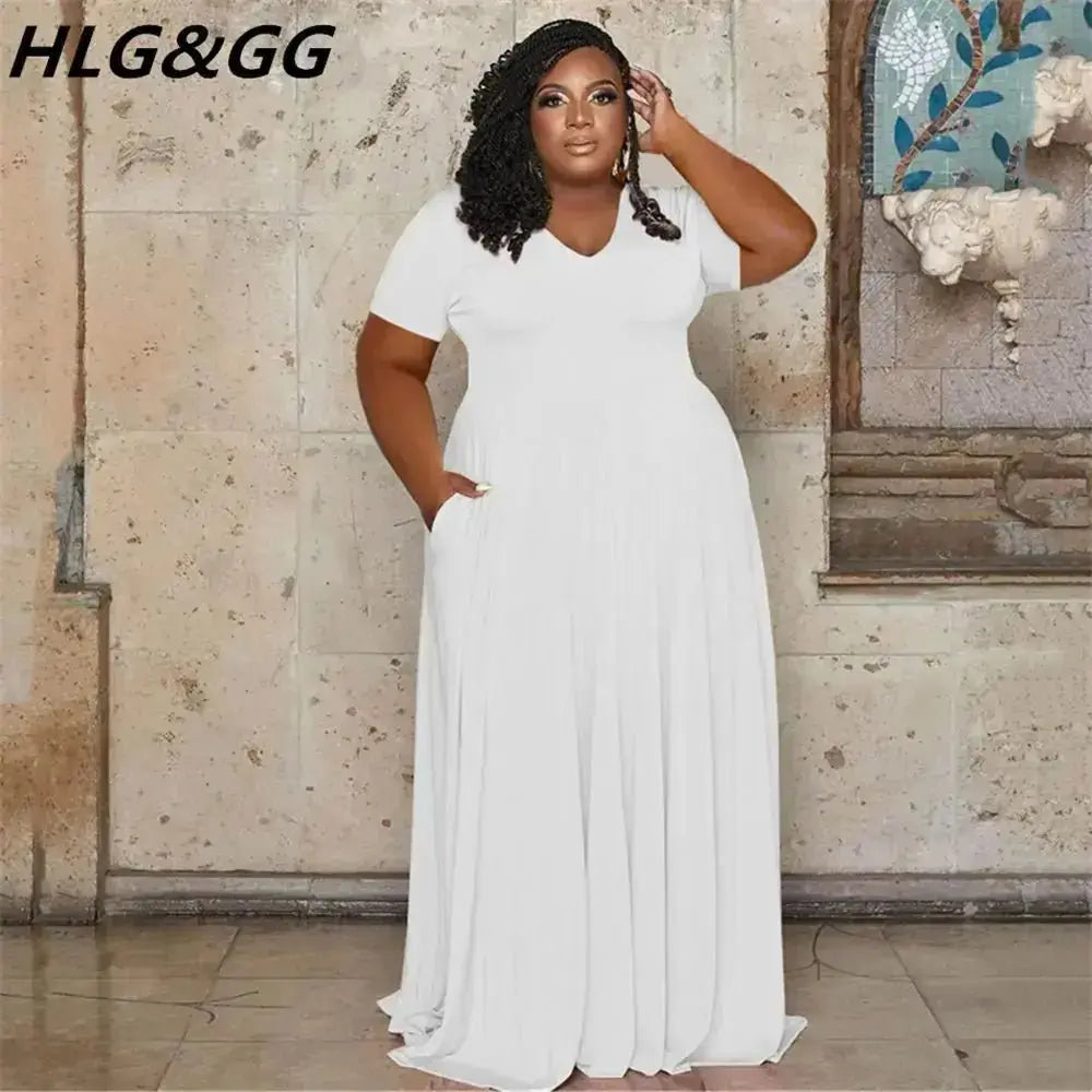 Women's Full length dress for Plus sizes - Xandu Limited