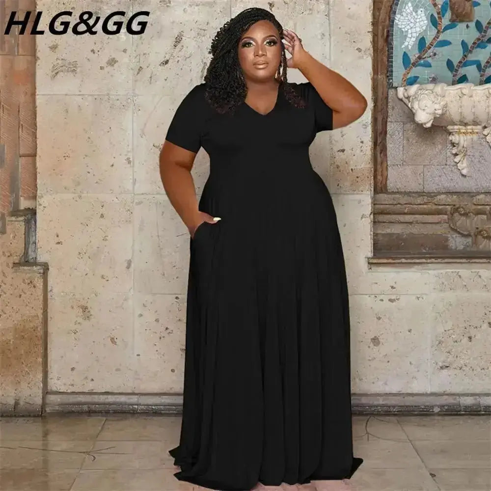 Women's Full length dress for Plus sizes - Xandu Limited