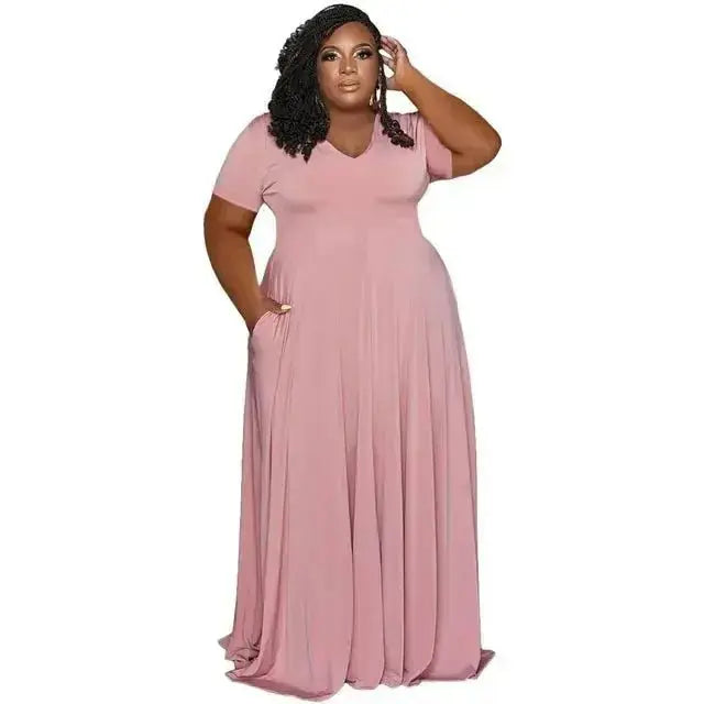 Women's Full length dress for Plus sizes - Xandu Limited