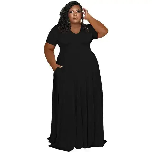 Women's Full length dress for Plus sizes - Xandu Limited