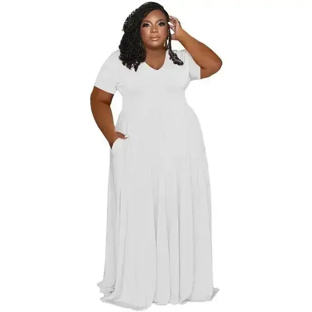 Women's Full length dress for Plus sizes - Xandu Limited