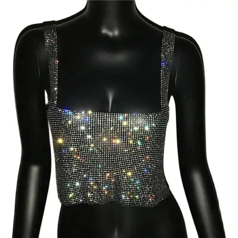 Women's Glitter Nightclub Tank Top - Xandu Limited