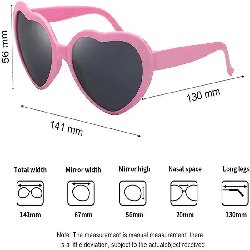 Women's Heart Shaped Sunglasses – Fun, Fashionable & Trendy Eyewear - Xandu Limited