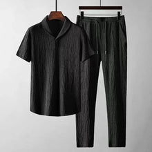 Women's Leisure Suit - Loose Short Sleeve Top & Drawstring Trousers - Xandu Limited