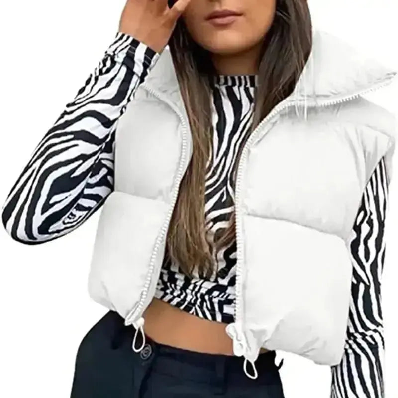 Women's Quilted Vest Winter Jacket - Xandu Limited