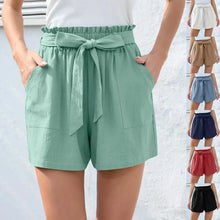 Women's Ruffle Bow Waist Tie Shorts - Xandu Limited