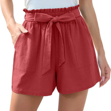 Women's Ruffle Bow Waist Tie Shorts - Xandu Limited