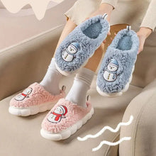 Women's Snowman Plush Winter Slippers - Xandu Limited