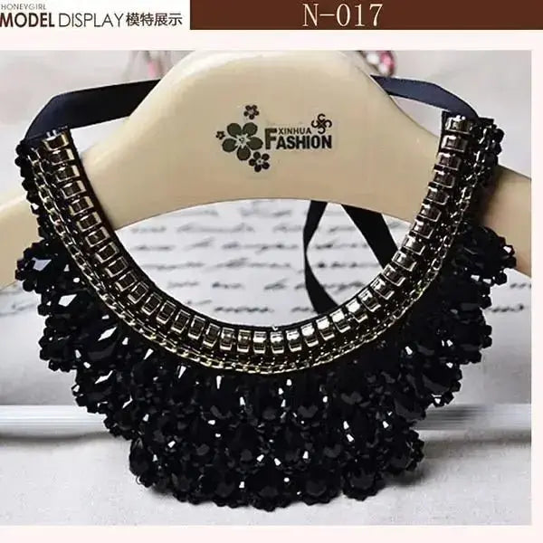 Women's Statement Choker Necklace - Bold & Elegant Fashion Accessory - Xandu Limited