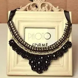 Women's Statement Choker Necklace - Bold & Elegant Fashion Accessory - Xandu Limited