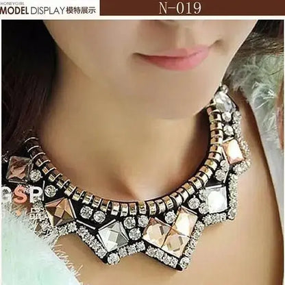 Women's Statement Choker Necklace - Bold & Elegant Fashion Accessory - Xandu Limited