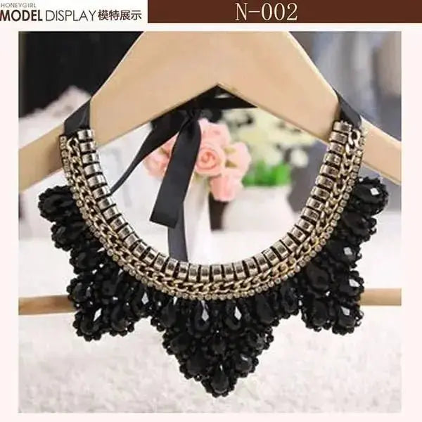 Women's Statement Choker Necklace - Bold & Elegant Fashion Accessory - Xandu Limited