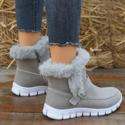 Women's Winter Boots: Thickened Sole & Plush Lining - Xandu Limited