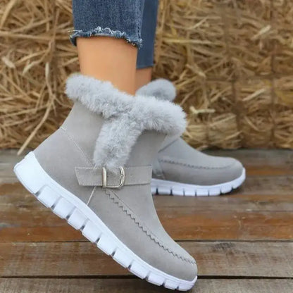 Women's Winter Boots: Thickened Sole & Plush Lining - Xandu Limited