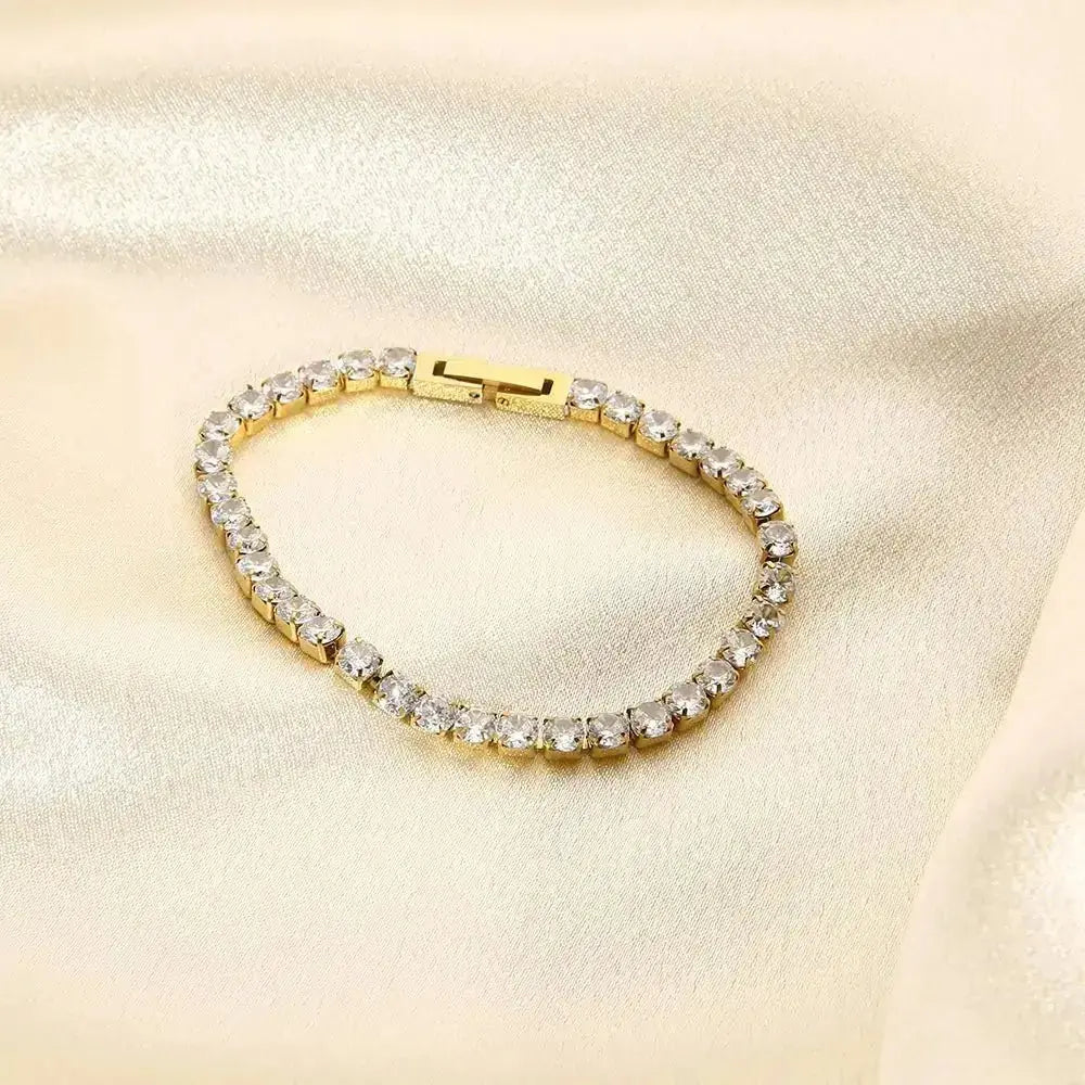 Zircon Bracelet - Elegant Sparkling Jewelry for Any Occasion - Xandu Limited