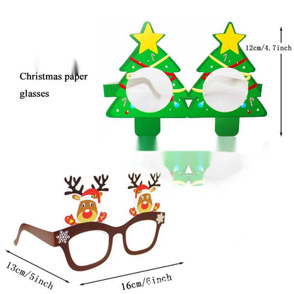 Christmas 3D Glasses - Fun Holiday Paper Accessories for Festivities - Xandu Limited