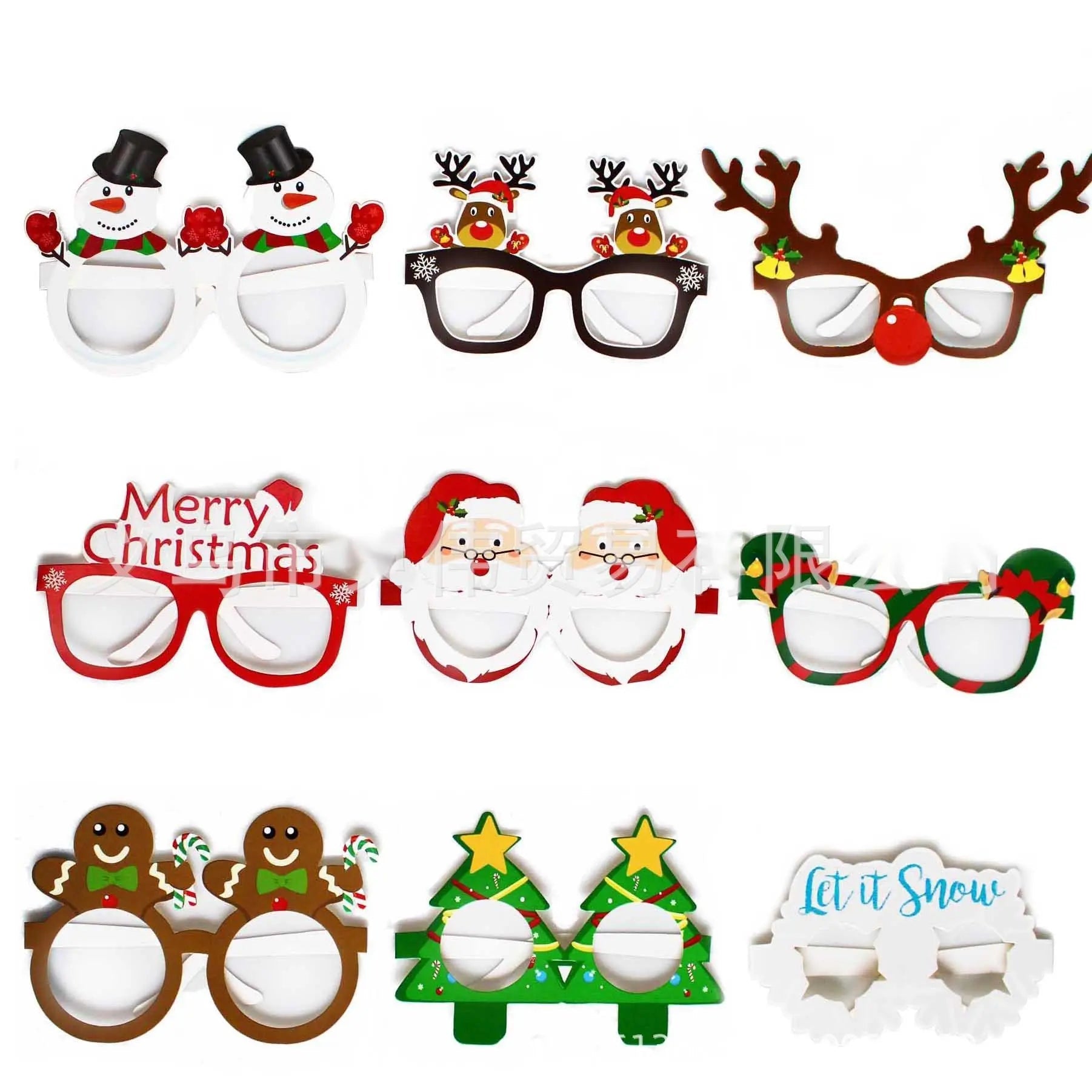 Christmas 3D Glasses - Fun Holiday Paper Accessories for Festivities - Xandu Limited