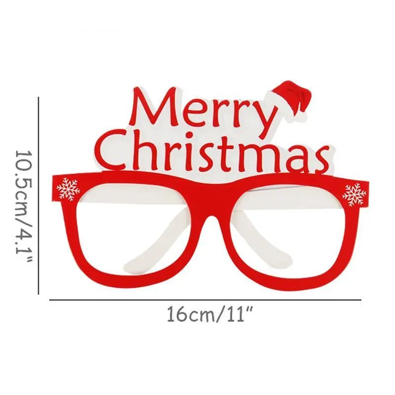 Christmas 3D Glasses - Fun Holiday Paper Accessories for Festivities - Xandu Limited