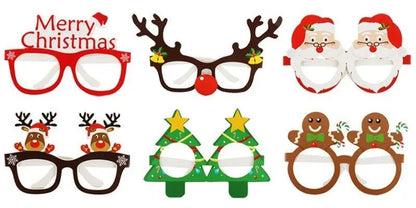 Christmas 3D Glasses - Fun Holiday Paper Accessories for Festivities - Xandu Limited