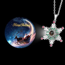 Christmas Snowflake Projection Necklace - Romantic Gift for Couples - Xandu Limited