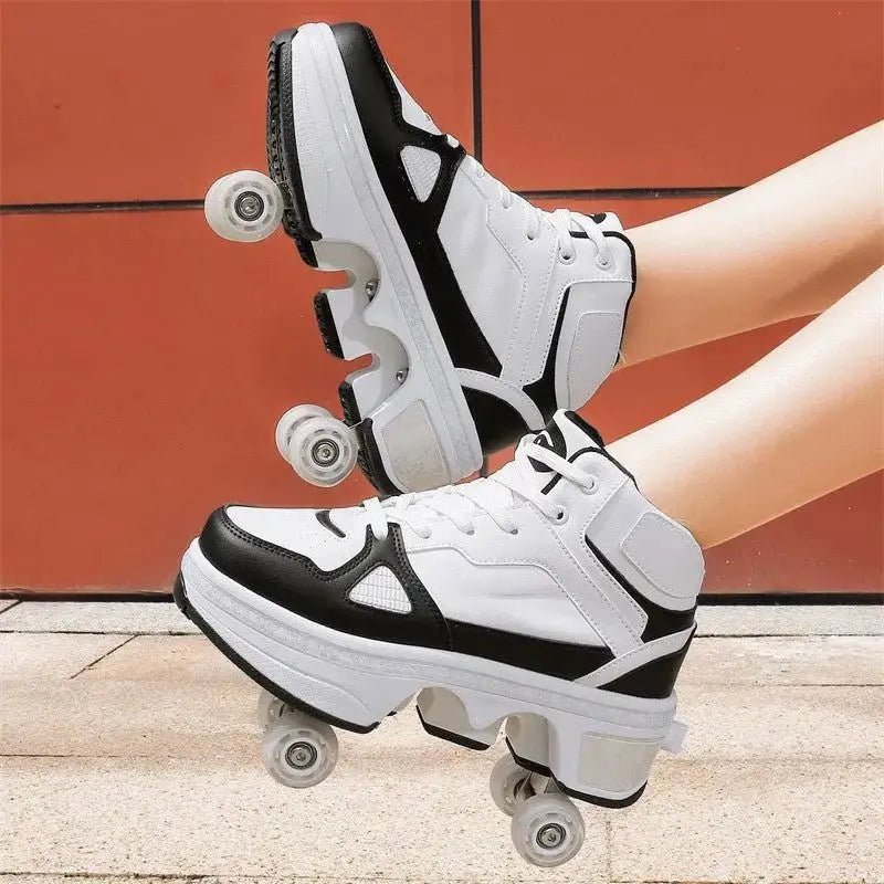 Double - Wheel Row Sneakers – Retractable Kids’ Shoes for Boys & Girls - Xandu Limited