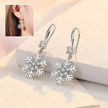 Elegant Snowflake Rhinestone Earrings - Fashionable Christmas Jewelry - Xandu Limited