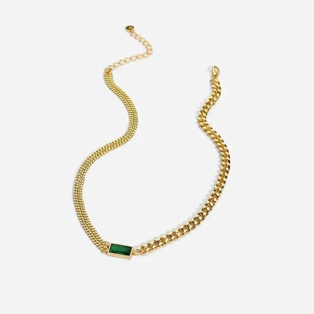 Green Stone Necklace - Elegant & Unique Jewelry for Every Occasion - Xandu Limited