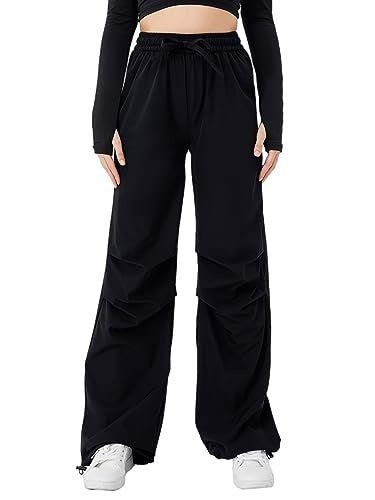 High Waist Patchwork Wide - Leg Pants – Casual Drawstring Trousers - Xandu Limited