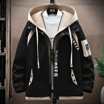 Hooded Jacket Men And Teenagers Casual - Xandu Limited