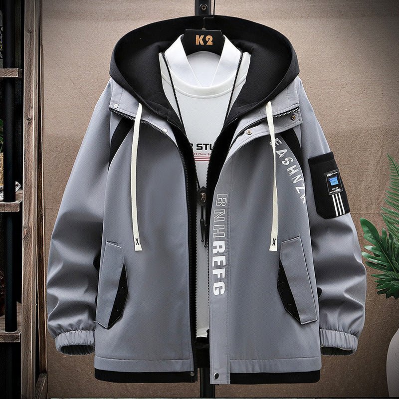 Hooded Jacket Men And Teenagers Casual - Xandu Limited