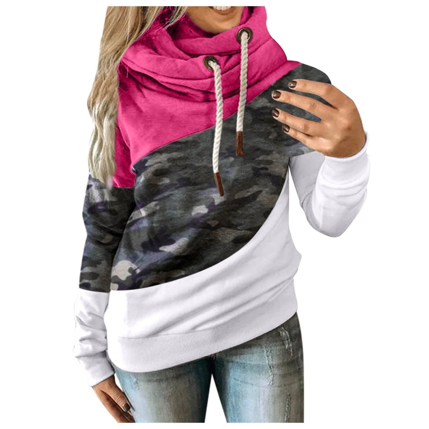 Hoodies Women Camouflage hoodie Sweatshirt - Xandu Limited