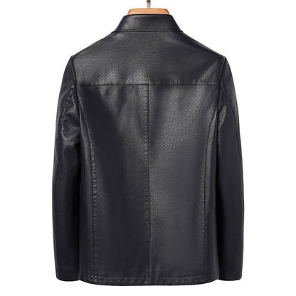 Lapel Ecological Real Leather Clothes Coat Leather Jacket Men - Xandu Limited