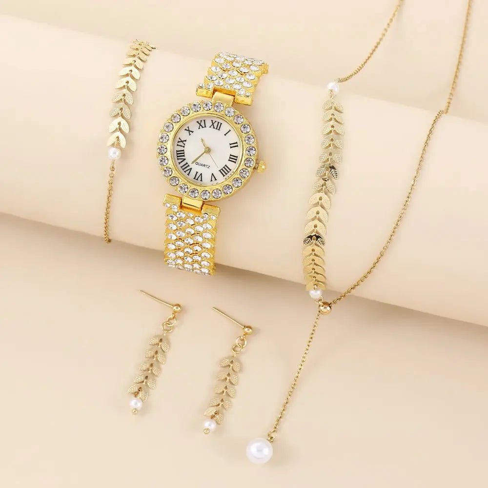 Luxury Diamond Women's Watch - Rhinestone Quartz Bracelet Wrist Watch - Xandu Limited