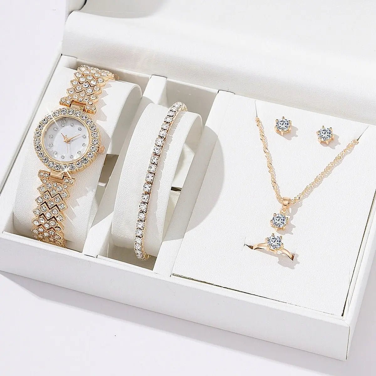 Luxury Diamond Women's Watch - Rhinestone Quartz Bracelet Wrist Watch - Xandu Limited