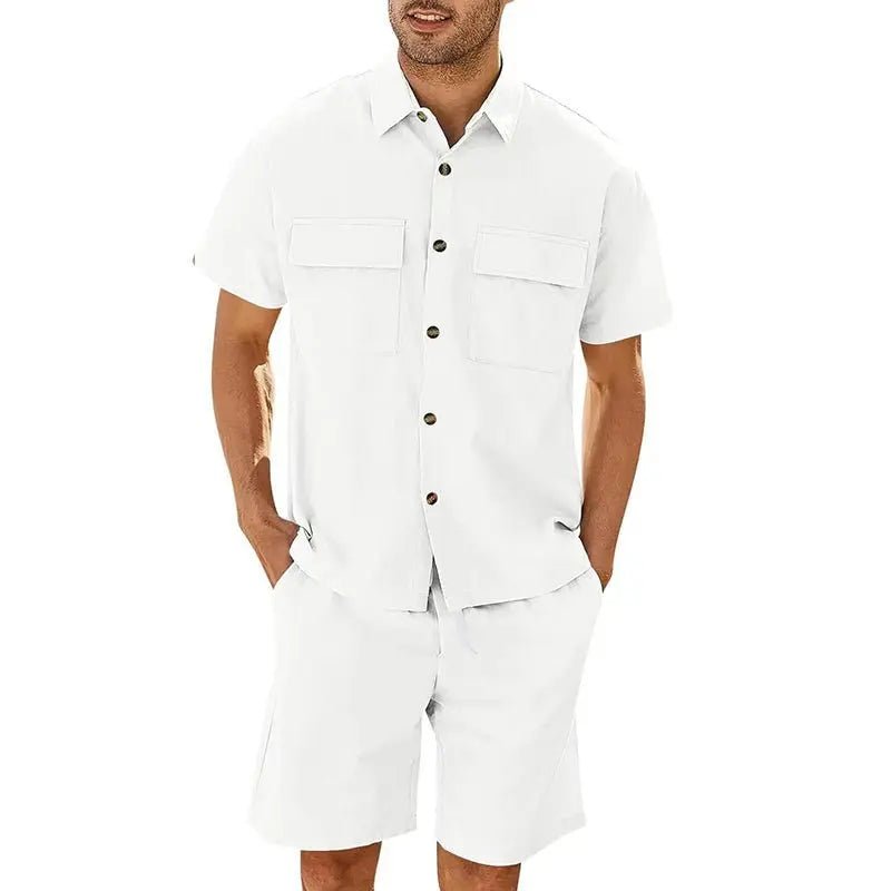 Men's 2 - piece Shirt and Shorts w/ Drawstring set - Xandu Limited