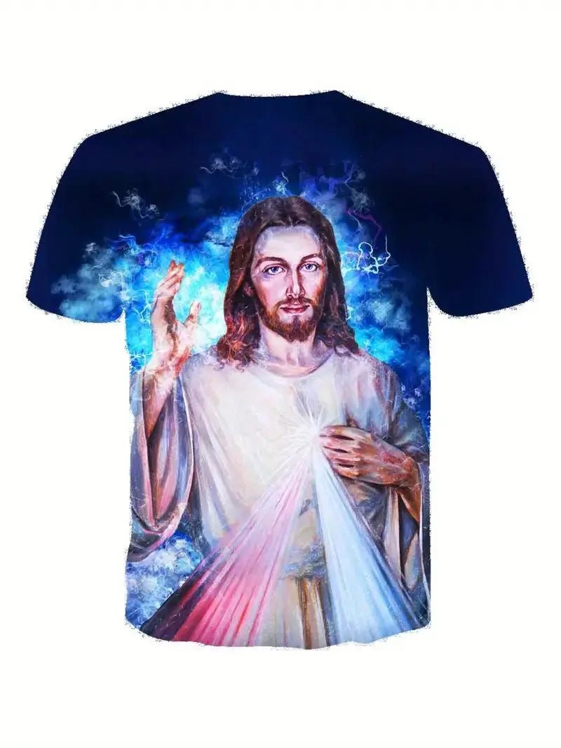 Men's 3D Graphic Short Sleeve T-shirt - Xandu Limited