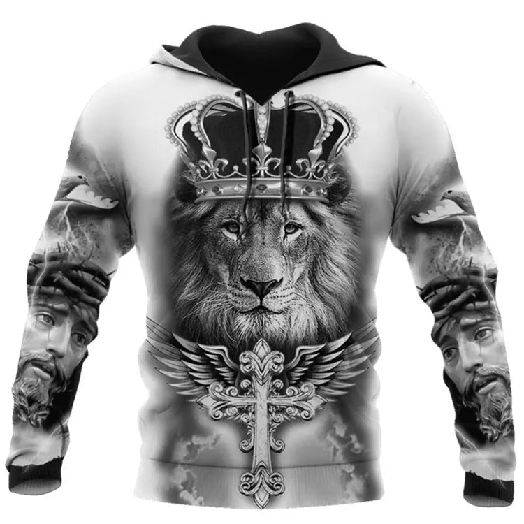 Men's Animal Print Hoodies - Xandu Limited