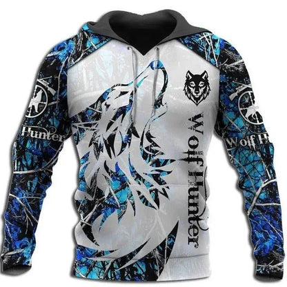 Men's Animal Print Hoodies - Xandu Limited