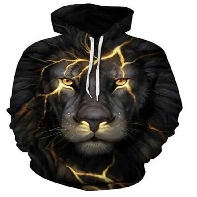 Men's Animal Print Hoodies - Xandu Limited