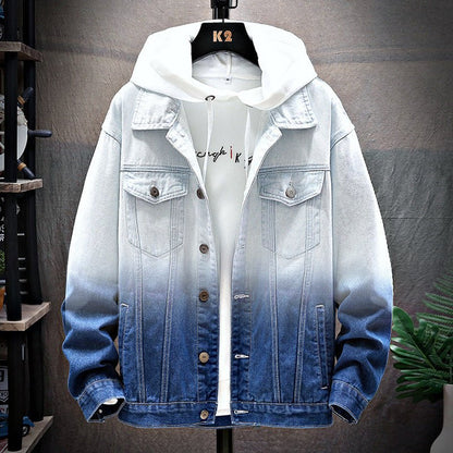 Men's Denim Jacket Loose Jacket Student Clothes Men - Xandu Limited