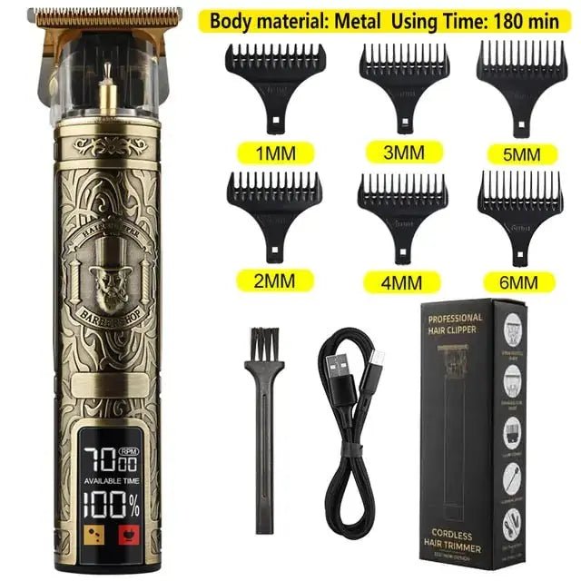 Men's Rechargeable Electric Hair Trimmer - Xandu Limited