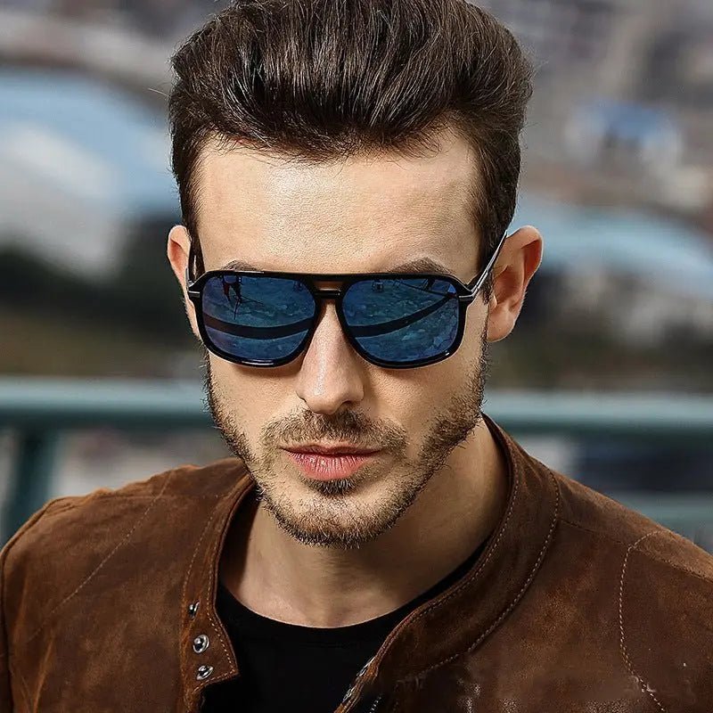 Men's Retro Polarized Sunglasses – Stylish, UV Protection & Clear Vision - Xandu Limited