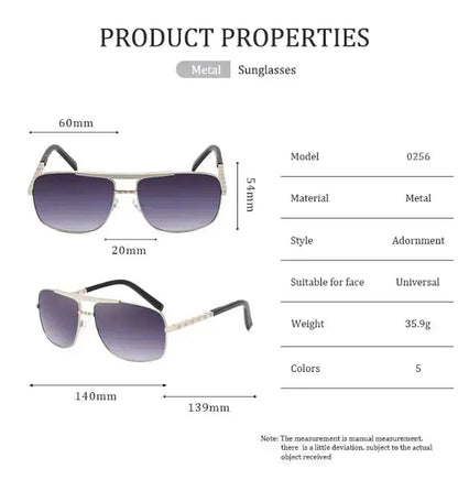 Men's Square Sunglasses – Trendy, UV - Blocking Eyewear for a Modern Look - Xandu Limited