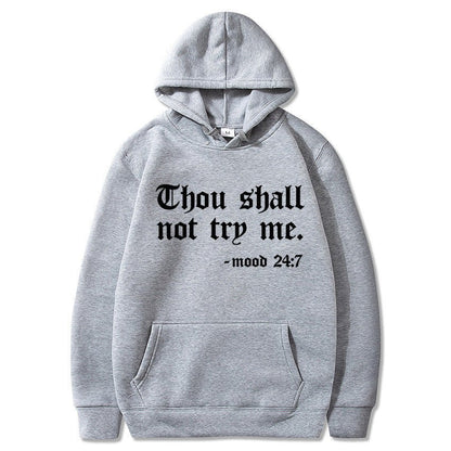 Thou Shall Not Try Me 2024 Hooded Sweater - Xandu Limited