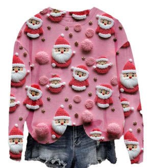 Unisex Christmas Tree Pullover – Loose Fit Round Neck Holiday Sweater - Xandu Limited