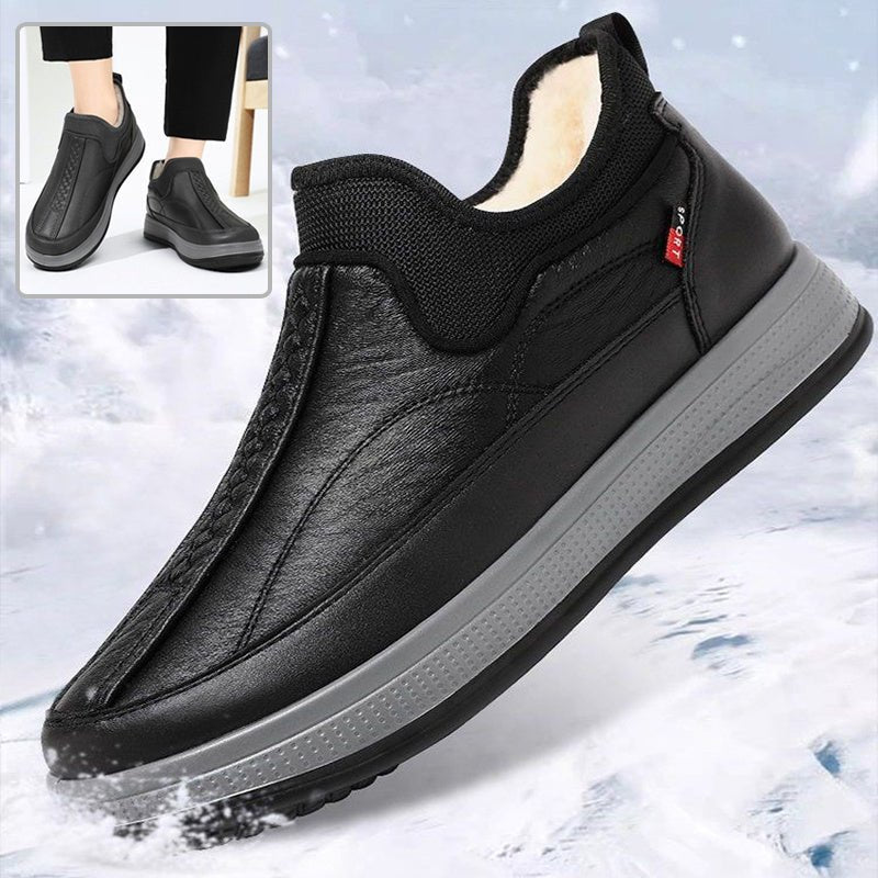 Winter Fleece Snow Boots – Non - Slip Round - Toed Ankle Boots for Men - Xandu Limited