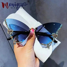 Women's Diamond Butterfly Sunglasses – Glamorous, Elegant Eyewear - Xandu Limited