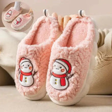 Women's Snowman Plush Winter Slippers - Xandu Limited