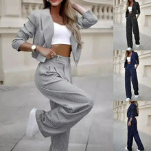 Women's Striped Suit: Casual & Stylish - Xandu Limited